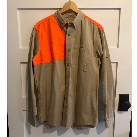 Orvis Mens Featherweight Long Sleeve Shooting Shirt Size Medium NWT - Picture 1 of 8